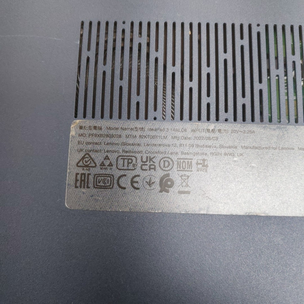 LAPTOP LENOVO IDEAPAD 3 14ALC6 (2022) 512 GB SSD 8 GB RAM (SEMINUEVO)