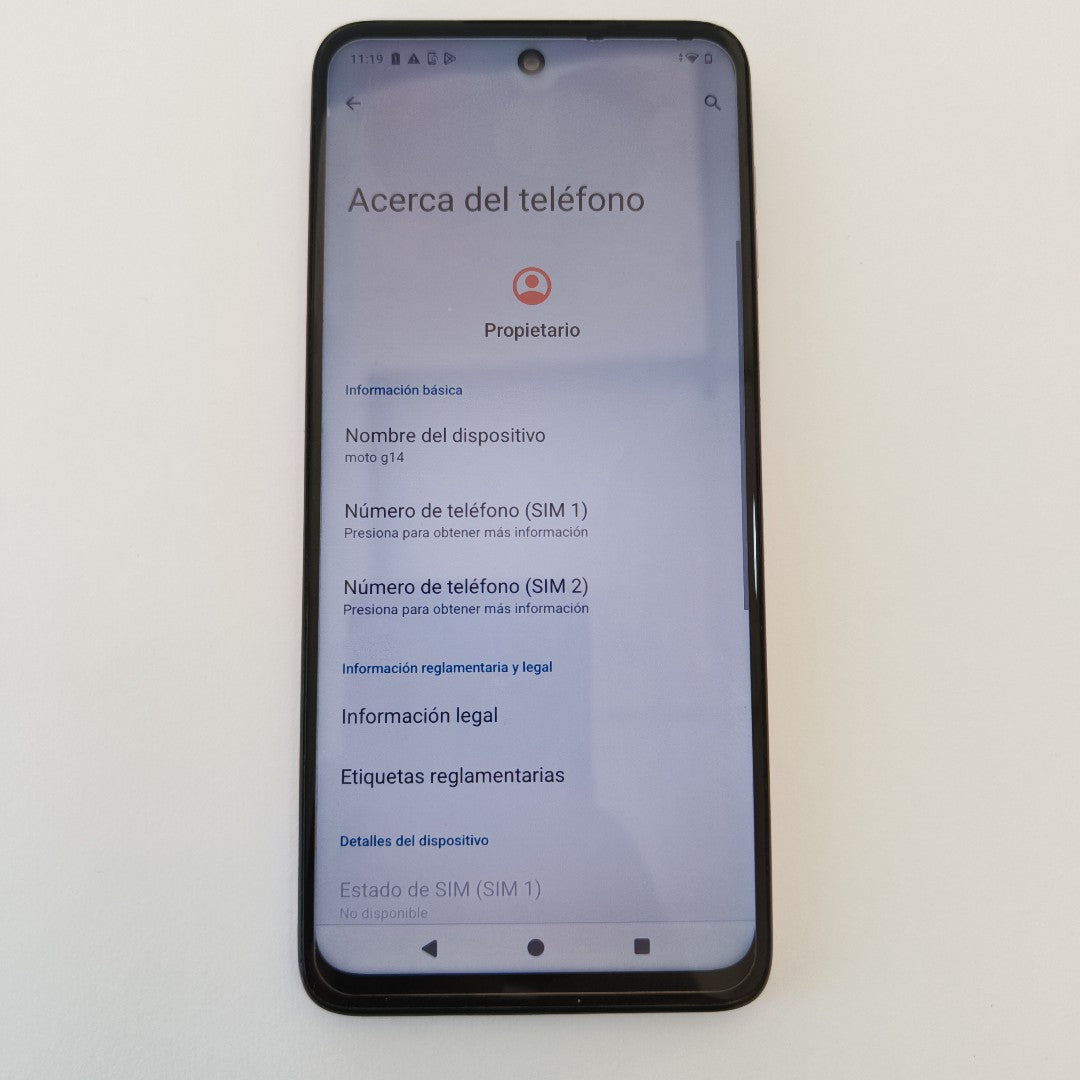 CELULAR MOTOROLA MOTO G14 XT2341-2 128 GB 4 GB RAM (SEMINUEVO)