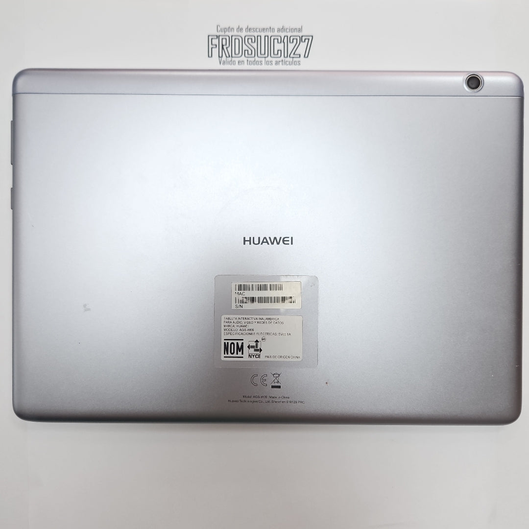 TABLETA HUAWEI MEDIAPAD T3 10 AGS-W09 32 GB 3 GB RAM (SEMINUEVO)