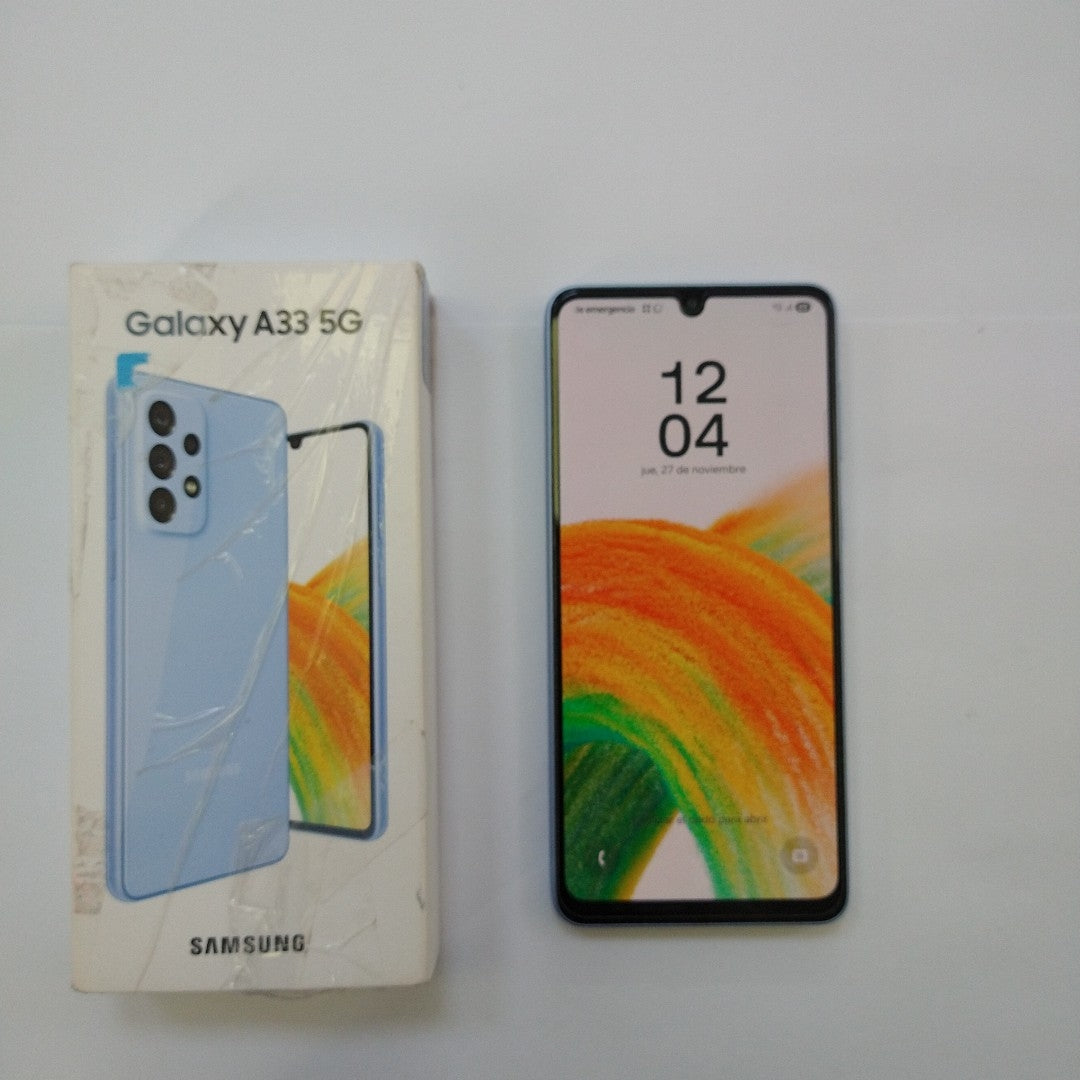 CELULAR SAMSUNG GALAXY A33 5G SM-A336M 128 GB 6 GB RAM (SEMINUEVO)