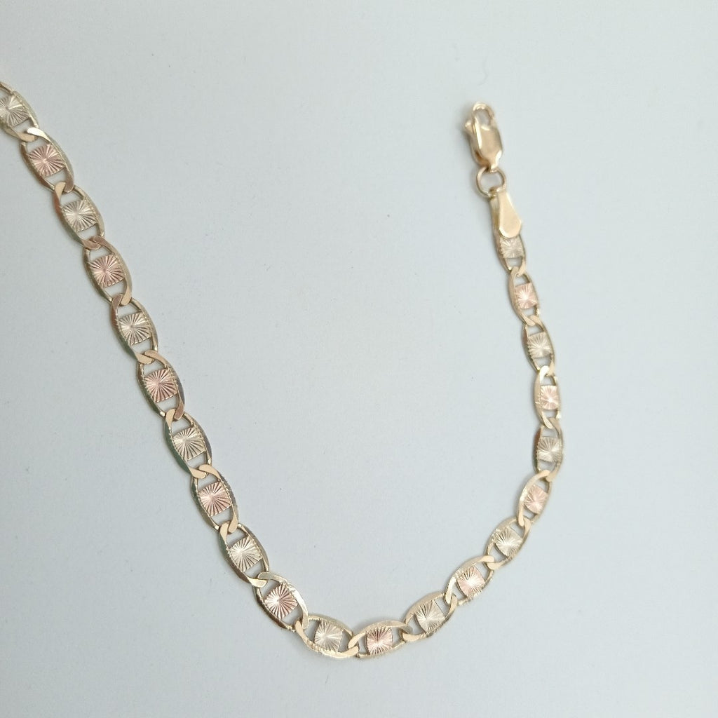 PULSERA TEJIDO MARINERO 4.91GR 21 CM (NUEVO)