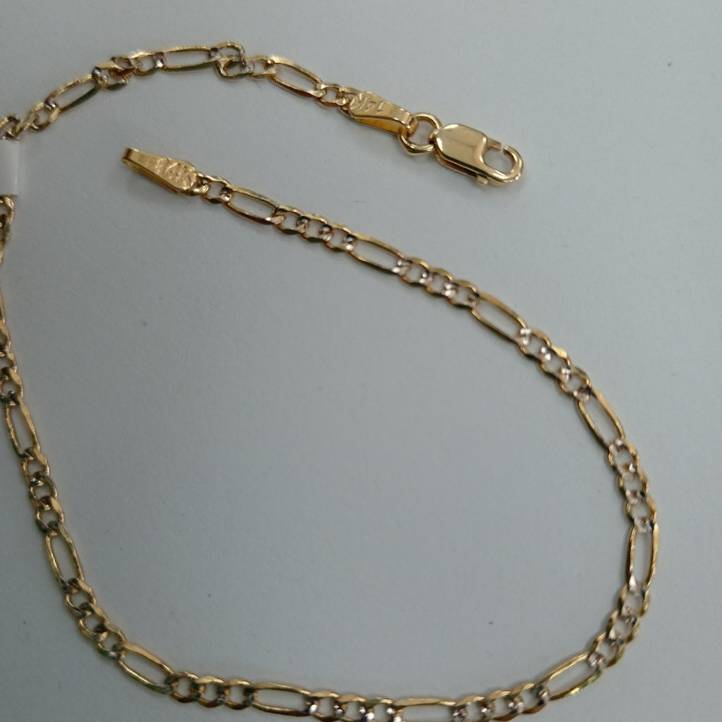 PULSERA 3 X 1 DIAMANTADA 2.1GR 18 CM (NUEVO)