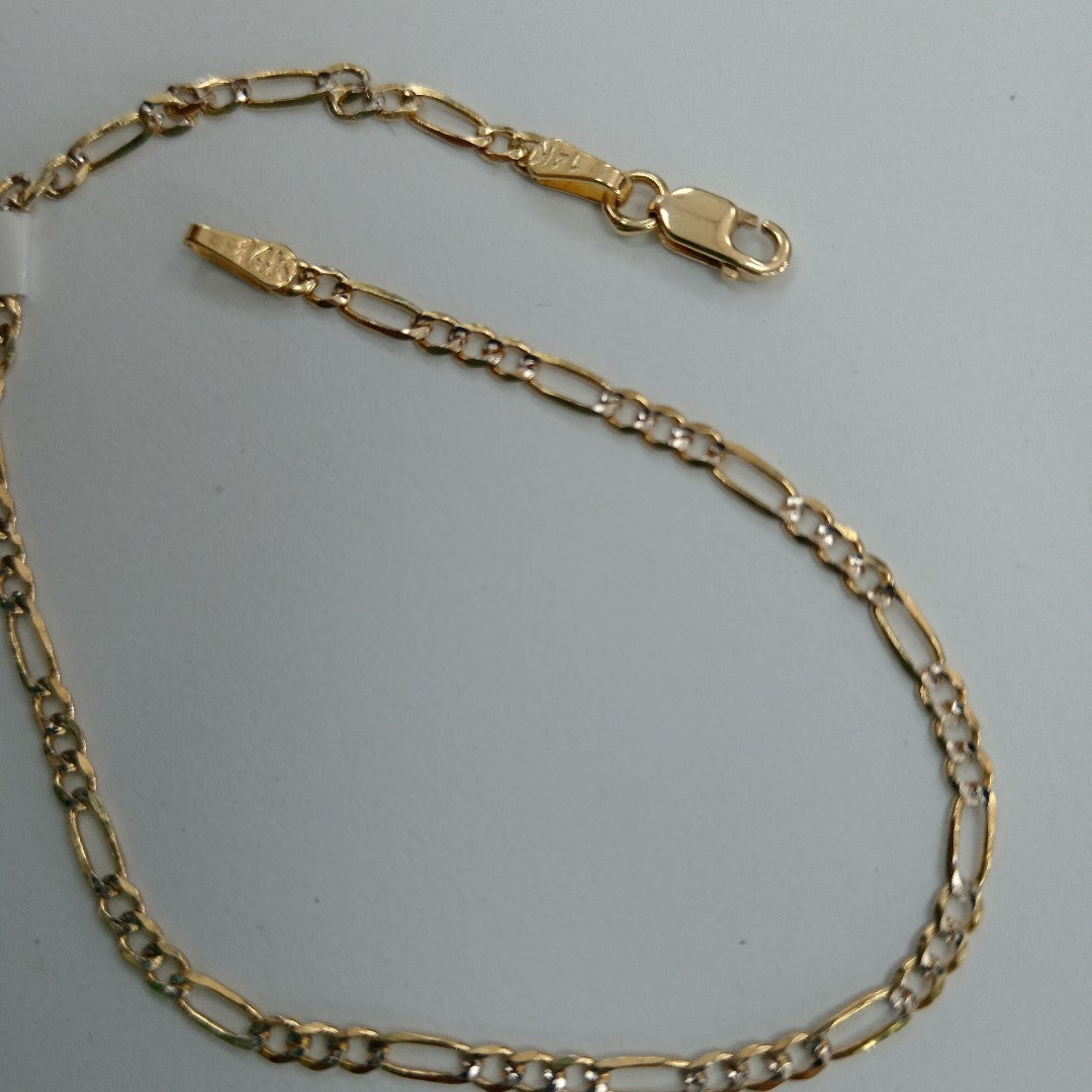 PULSERA 3 X 1 DIAMANTADA 2.1GR 18 CM (NUEVO)