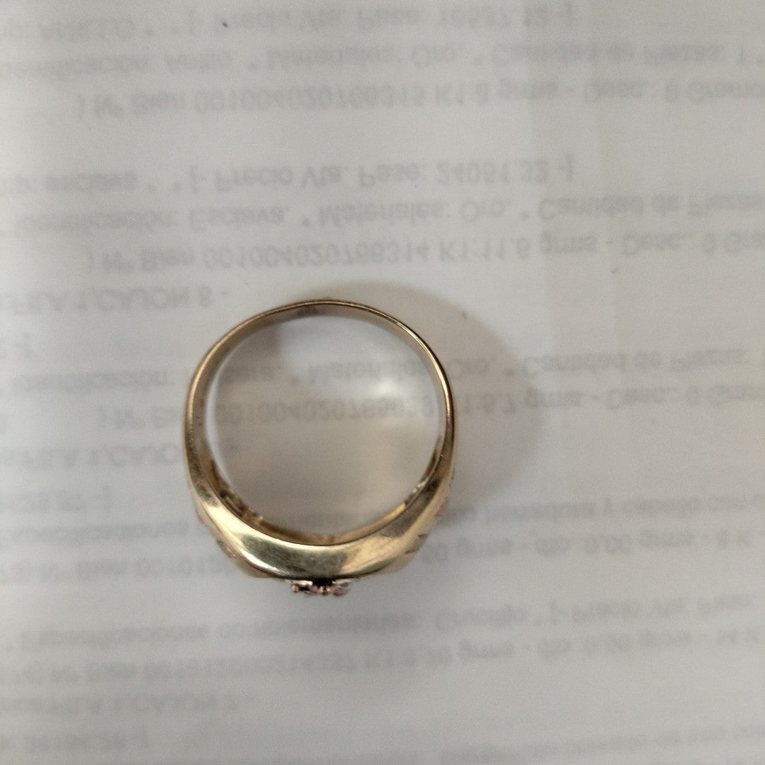 ANILLO. ORO. 10 K 8 GRMS (SEMINUEVO)