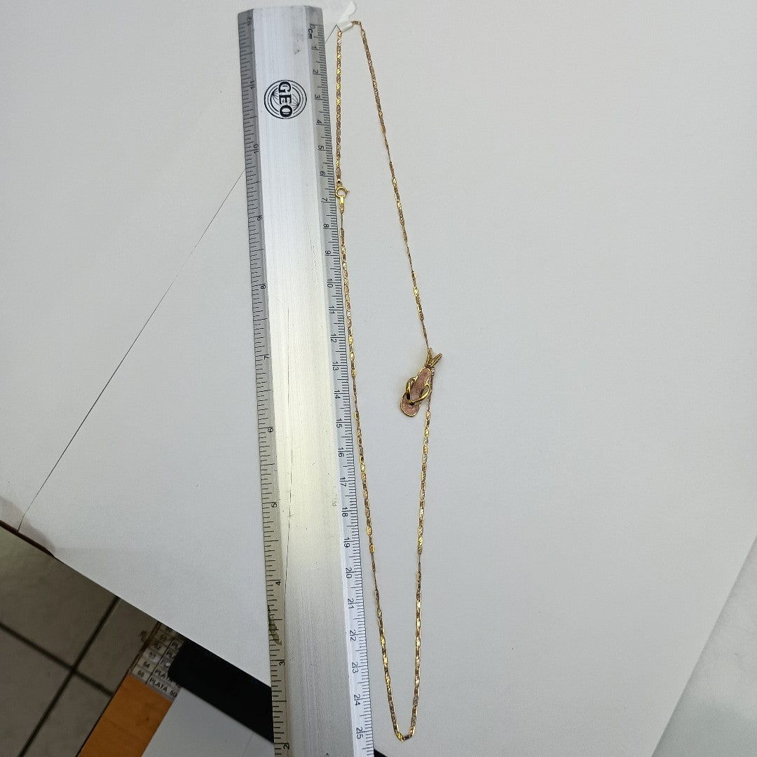 CADENA,DIJE ORO 14 K 3,80 GRMS (SEMINUEVO)