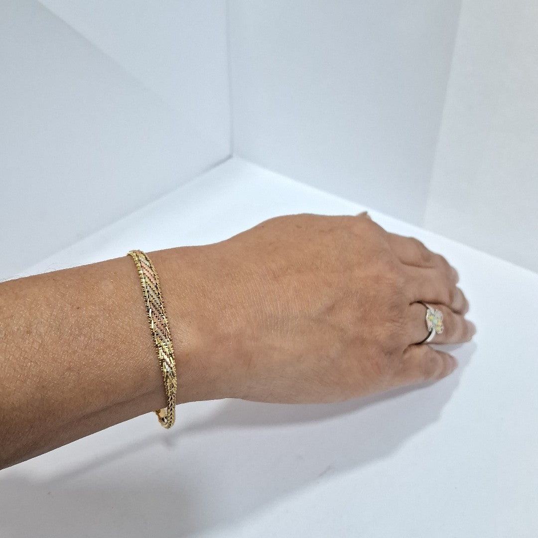 PULSERA. ORO. 14 K 7.3 GRMS (SEMINUEVO)