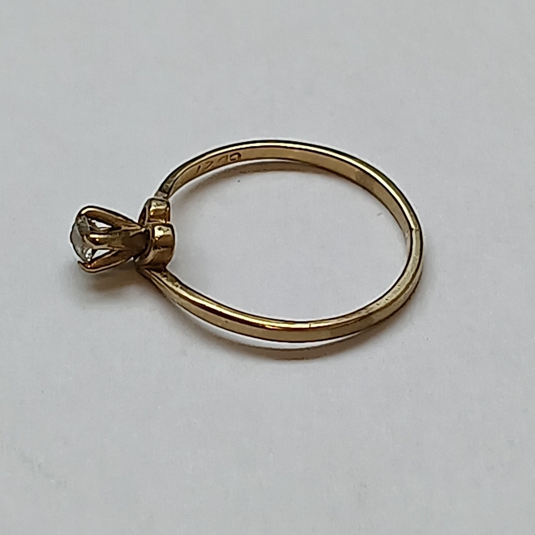 SOLITARIO ORO 10 K 0,90 GRMS (SEMINUEVO)