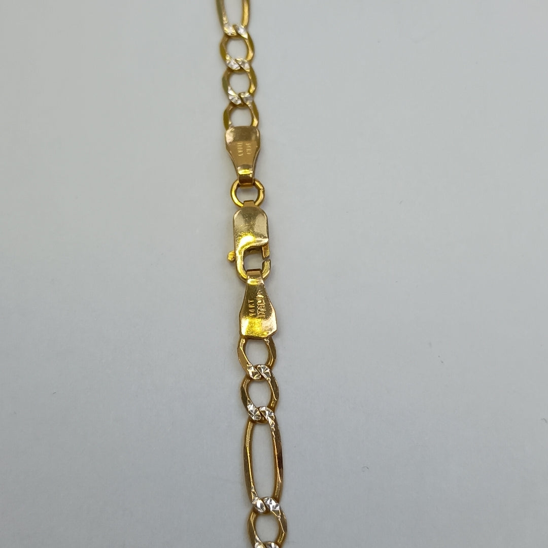 CADENA. ORO. 14 K 7.9 GRMS (SEMINUEVO)