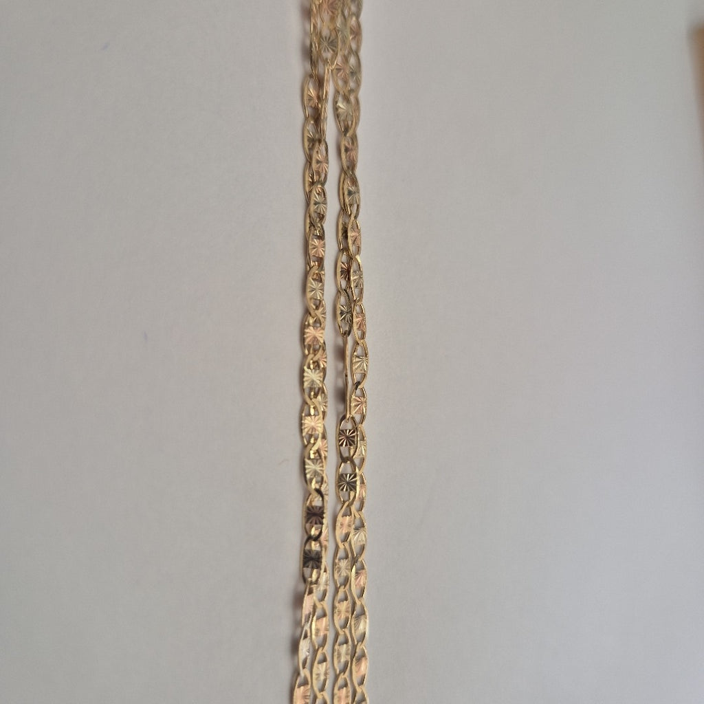 CADENA TEJIDO MARINERO 3.61GR 55 CM (NUEVO)