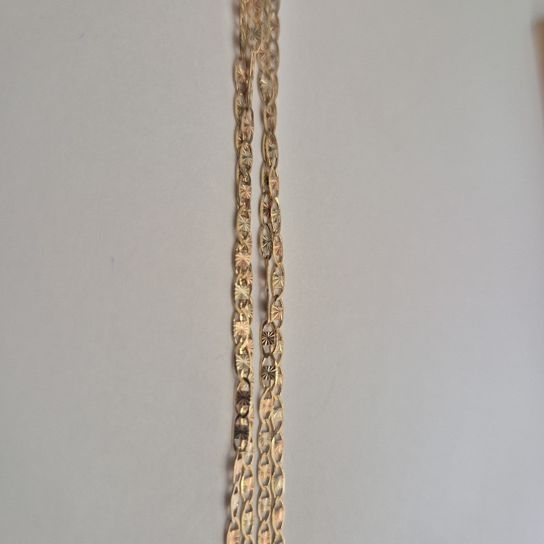 CADENA TEJIDO MARINERO 3.61GR 55 CM (NUEVO)