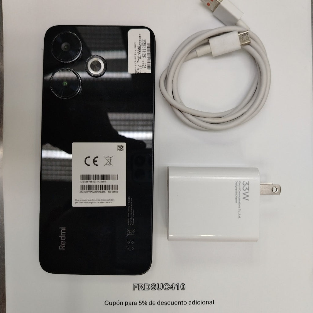 CELULAR XIAOMI REDMI 13 24049RN28L (2024) 256 GB 8 GB RAM (SEMINUEVO)