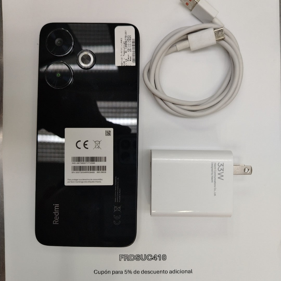 CELULAR XIAOMI REDMI 13 24049RN28L (2024) 256 GB 8 GB RAM (SEMINUEVO)