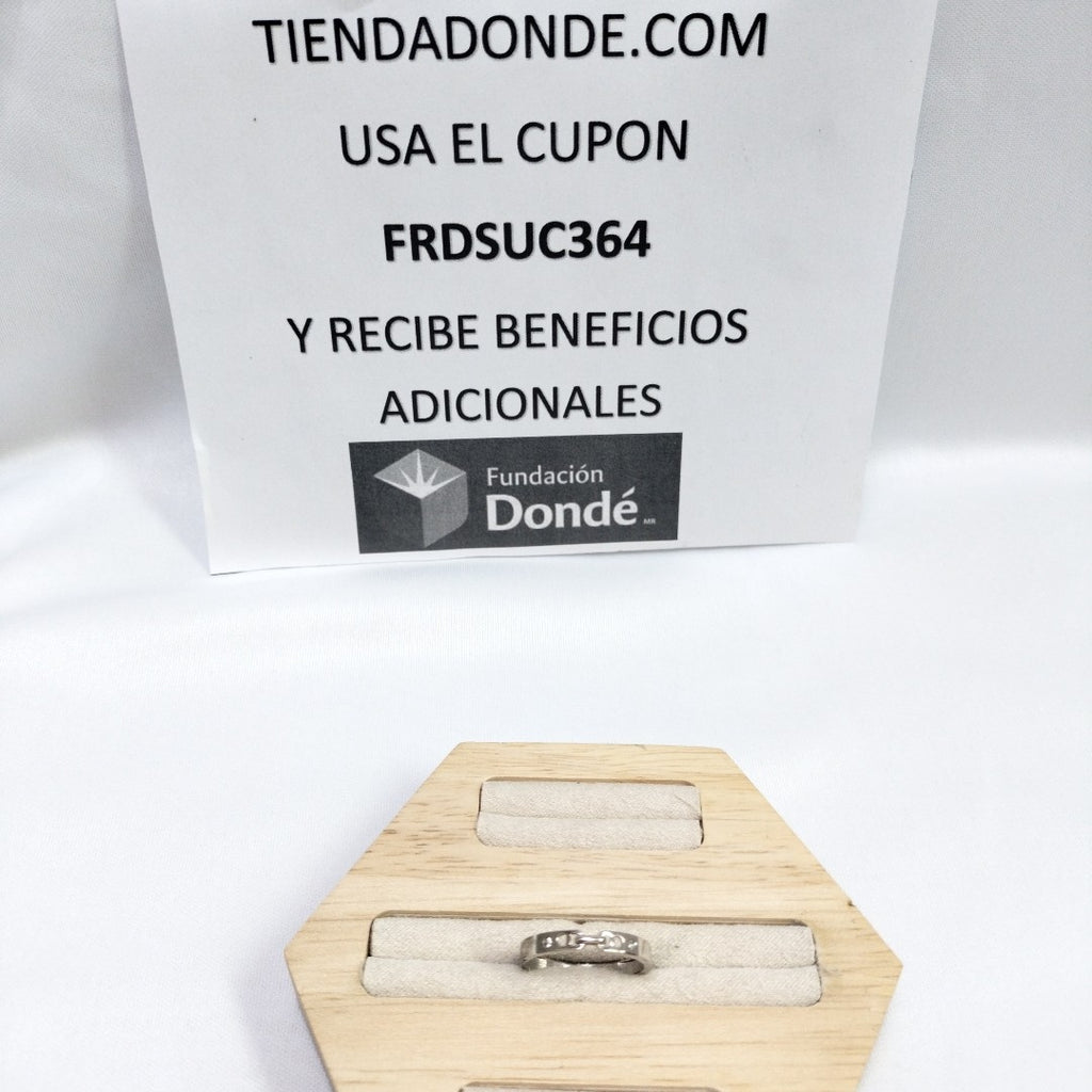 10122ANI3168B628 FRD30 ANILLOS DAMA ORO 14K 1.8GRS (NUEVO)