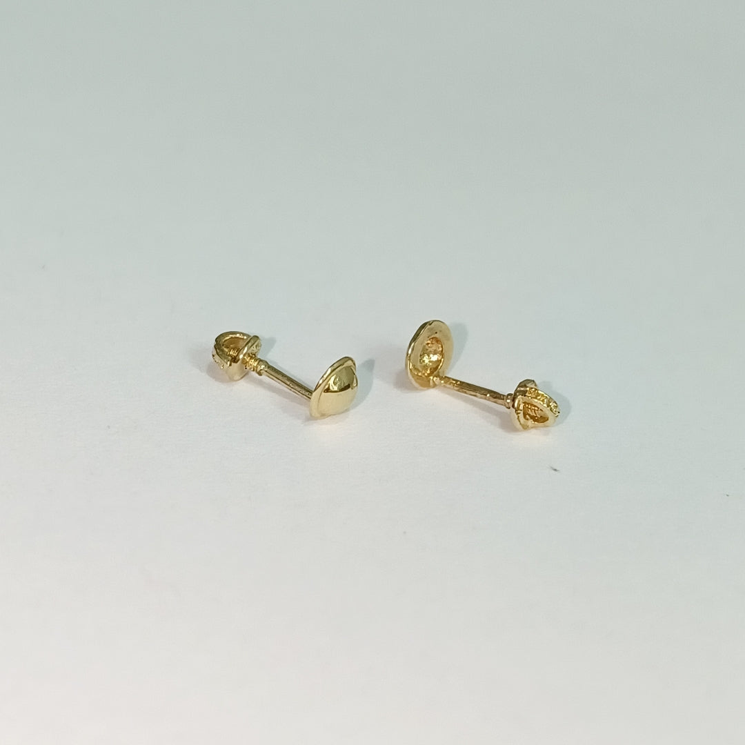 BROQUELES ORO 14K 1 (NUEVO)