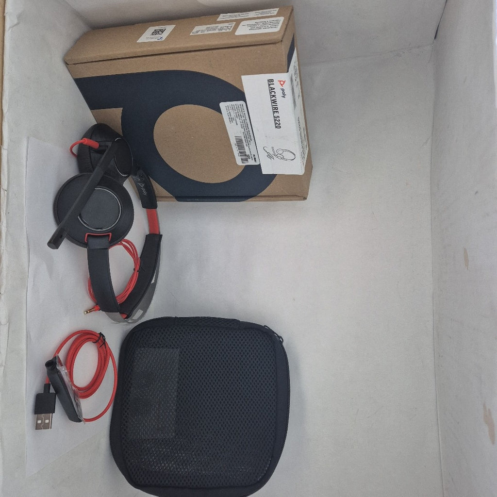 AUDIFONOS PLANTRONICS BLACK WIRE 5220 ALAMBRICO ON EAR (SEMINUEVO)