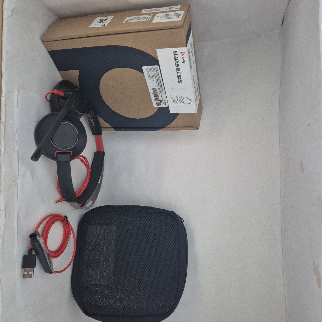 AUDIFONOS PLANTRONICS BLACK WIRE 5220 ALAMBRICO ON EAR (SEMINUEVO)