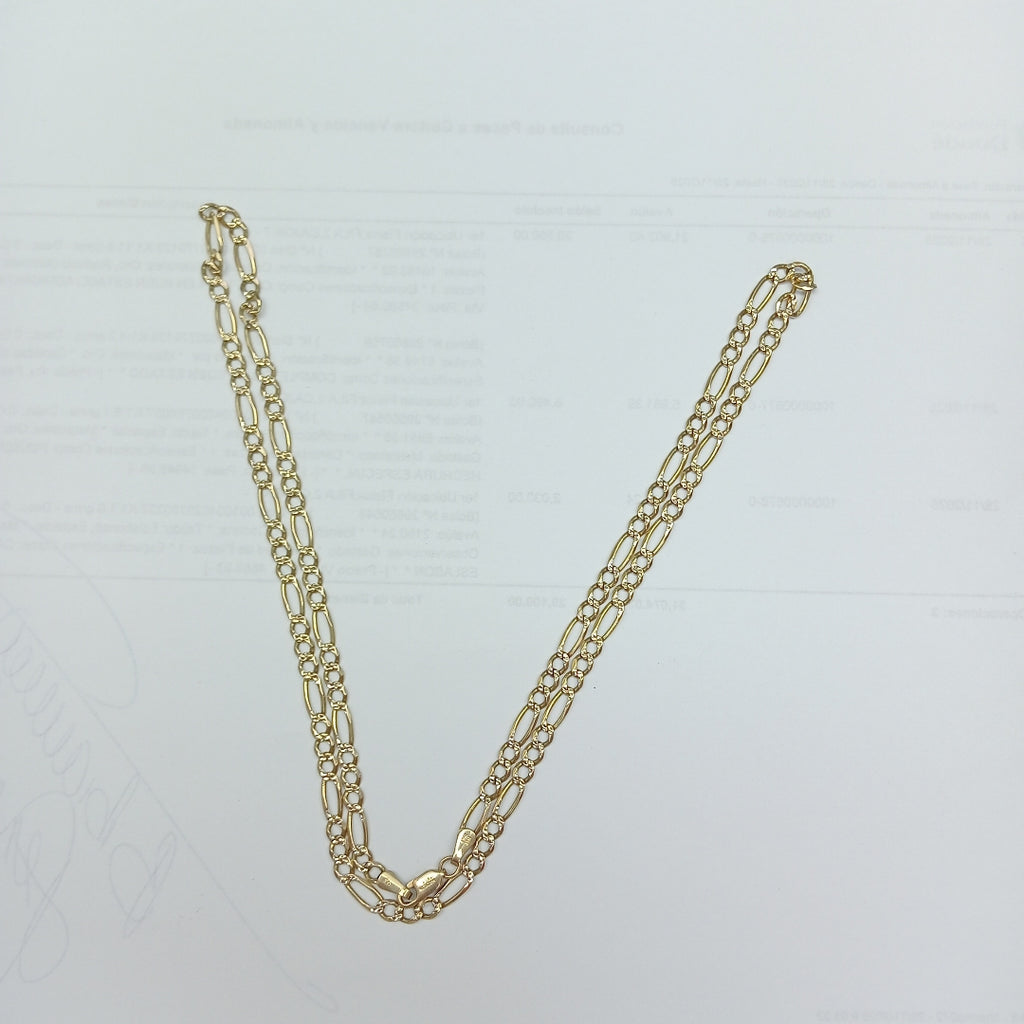CADENA. ORO, RODIADO 14 K 11.8 GRMS (SEMINUEVO)