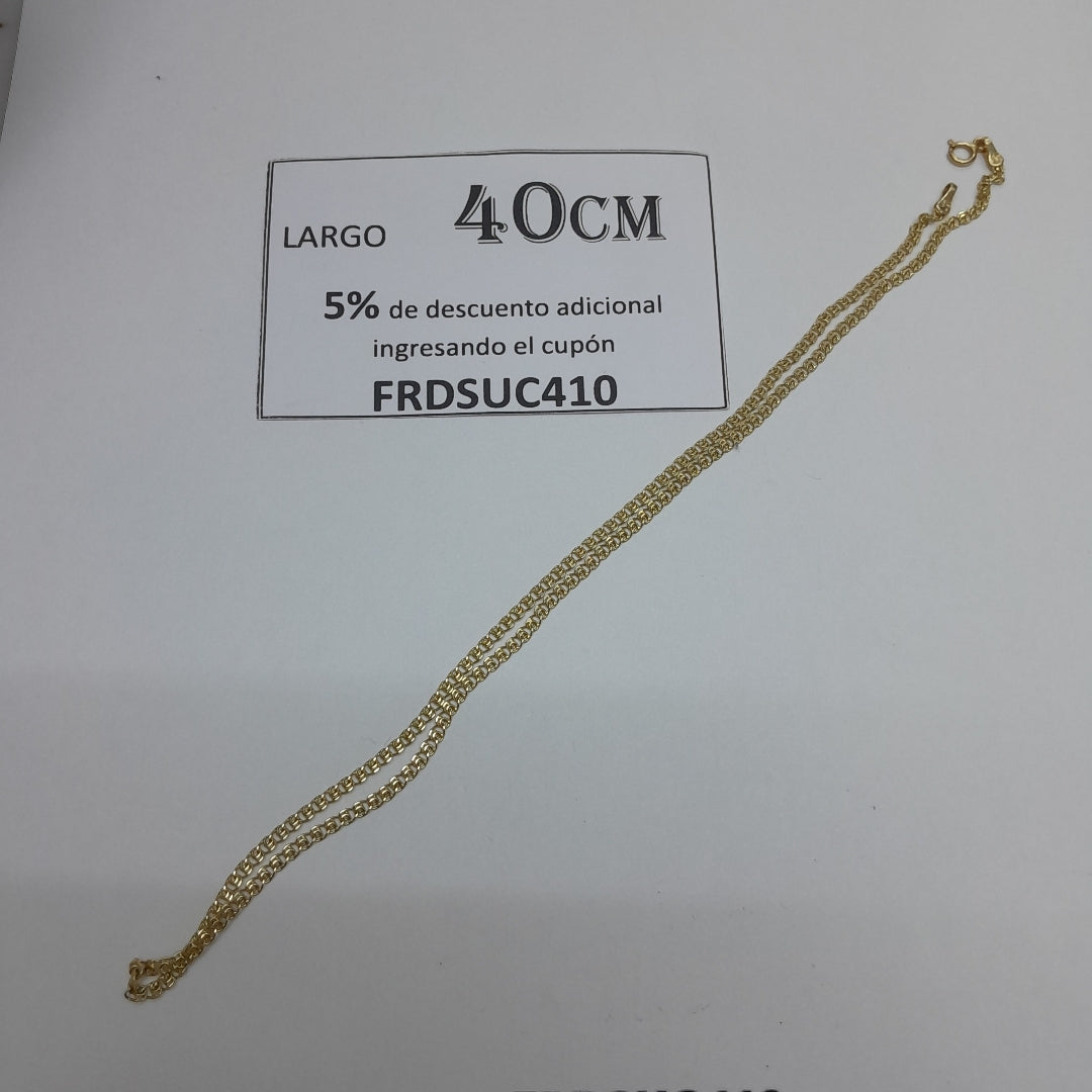 CADENA. ORO. 14 K 3.1 GRMS (SEMINUEVO)