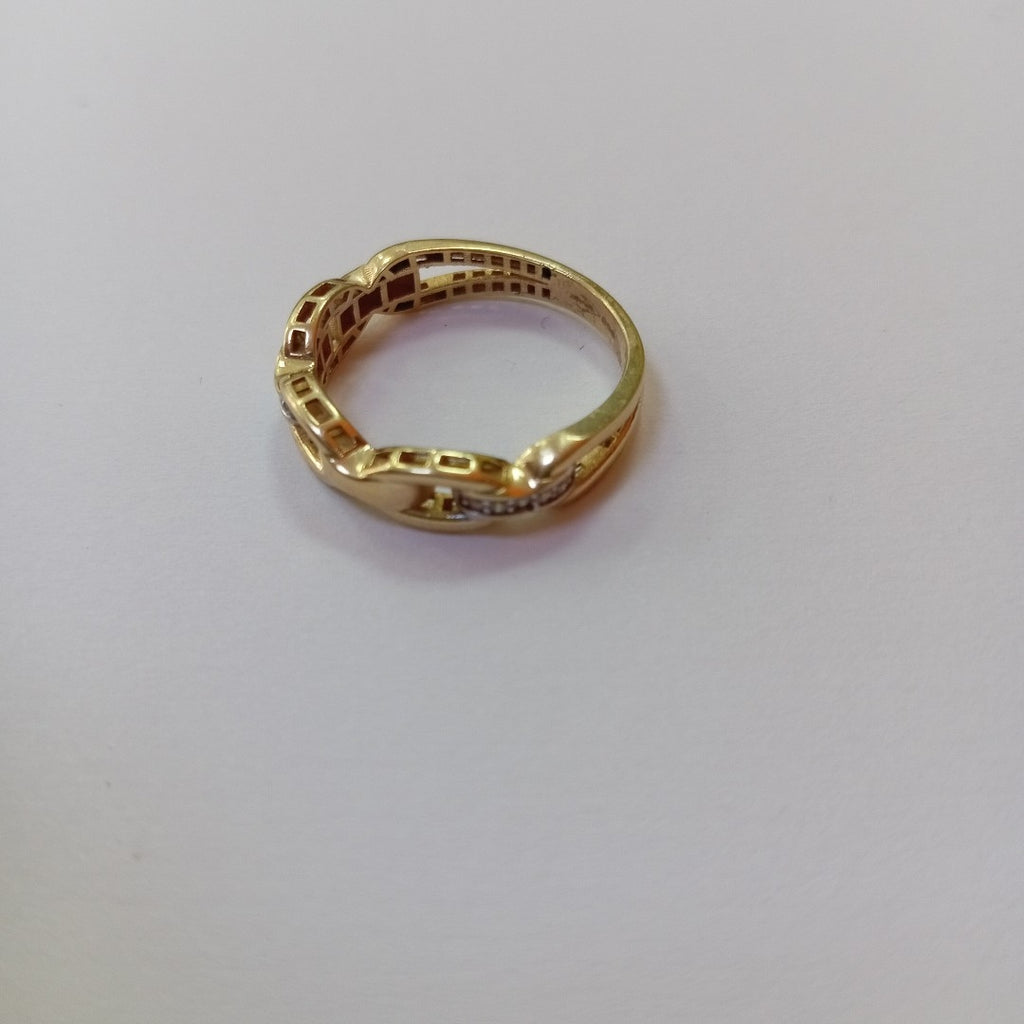 10950ANI99680B038 FRD15 ANILLOS DAMA ORO 14K 2.3GRS (NUEVO)