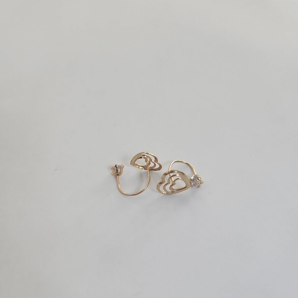 BROQUELES ORO 14K 1 GRS (NUEVO)