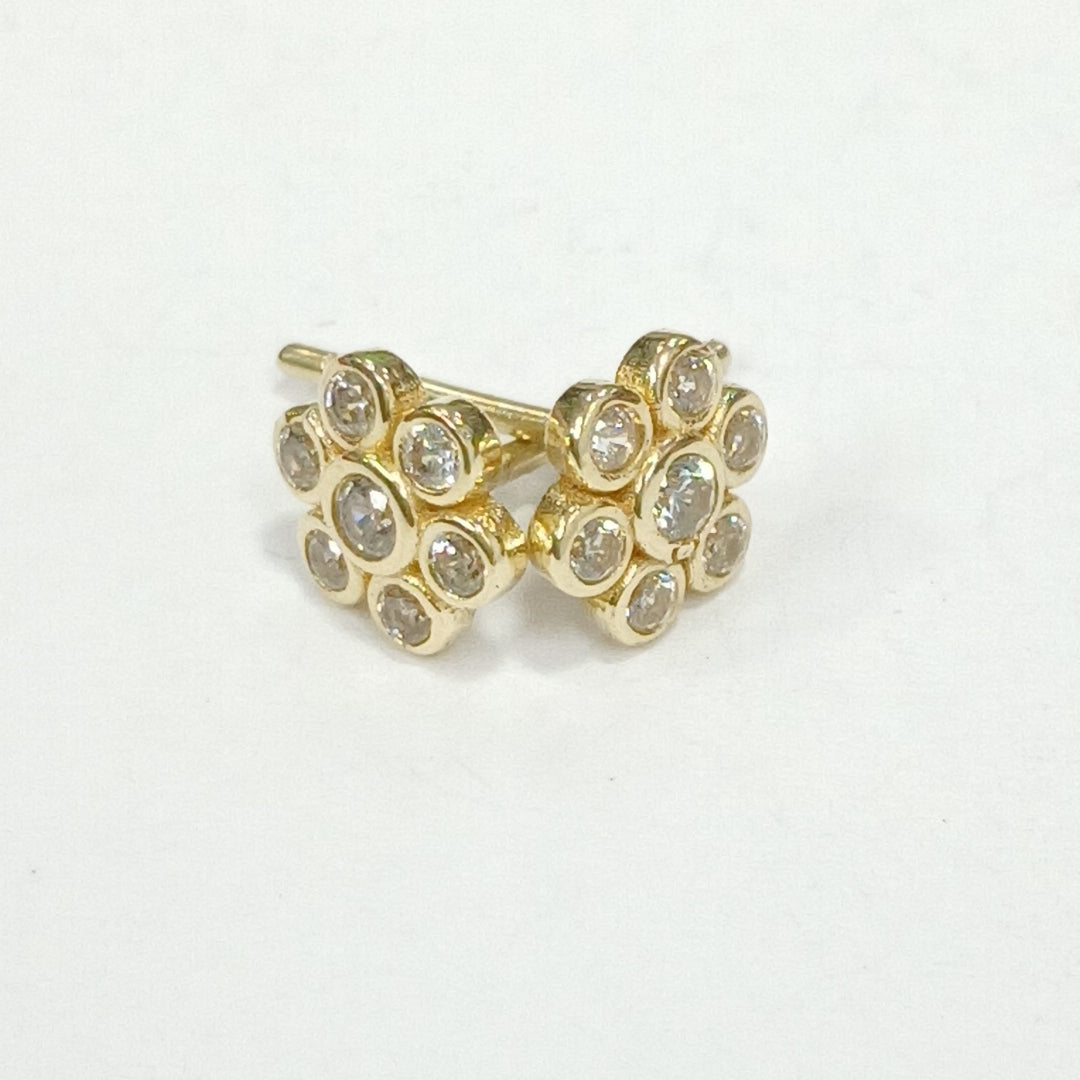 BROQUELES ORO 10K 1.2 (NUEVO)