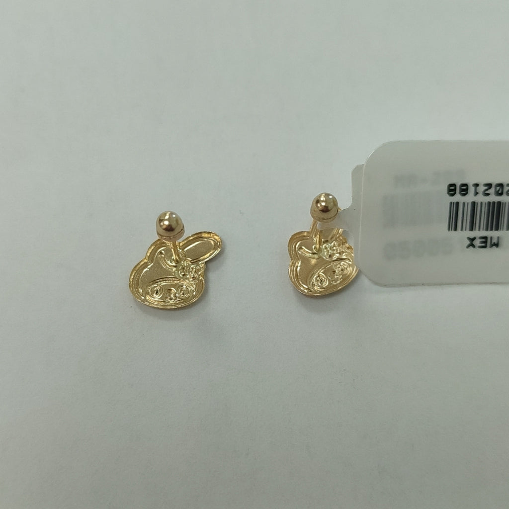 BROQUELES ORO 10K 1 (NUEVO)