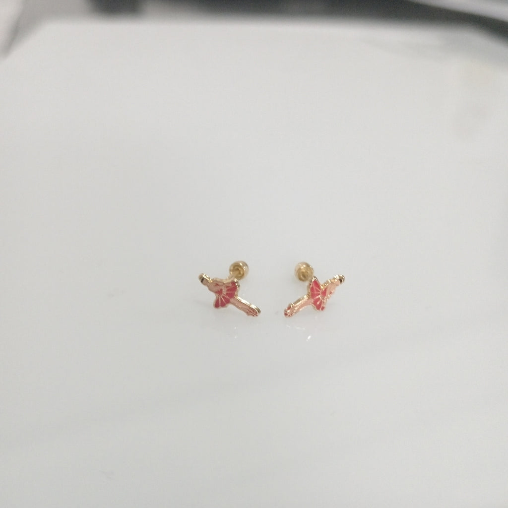 BROQUELES ORO 10K 1 (NUEVO)