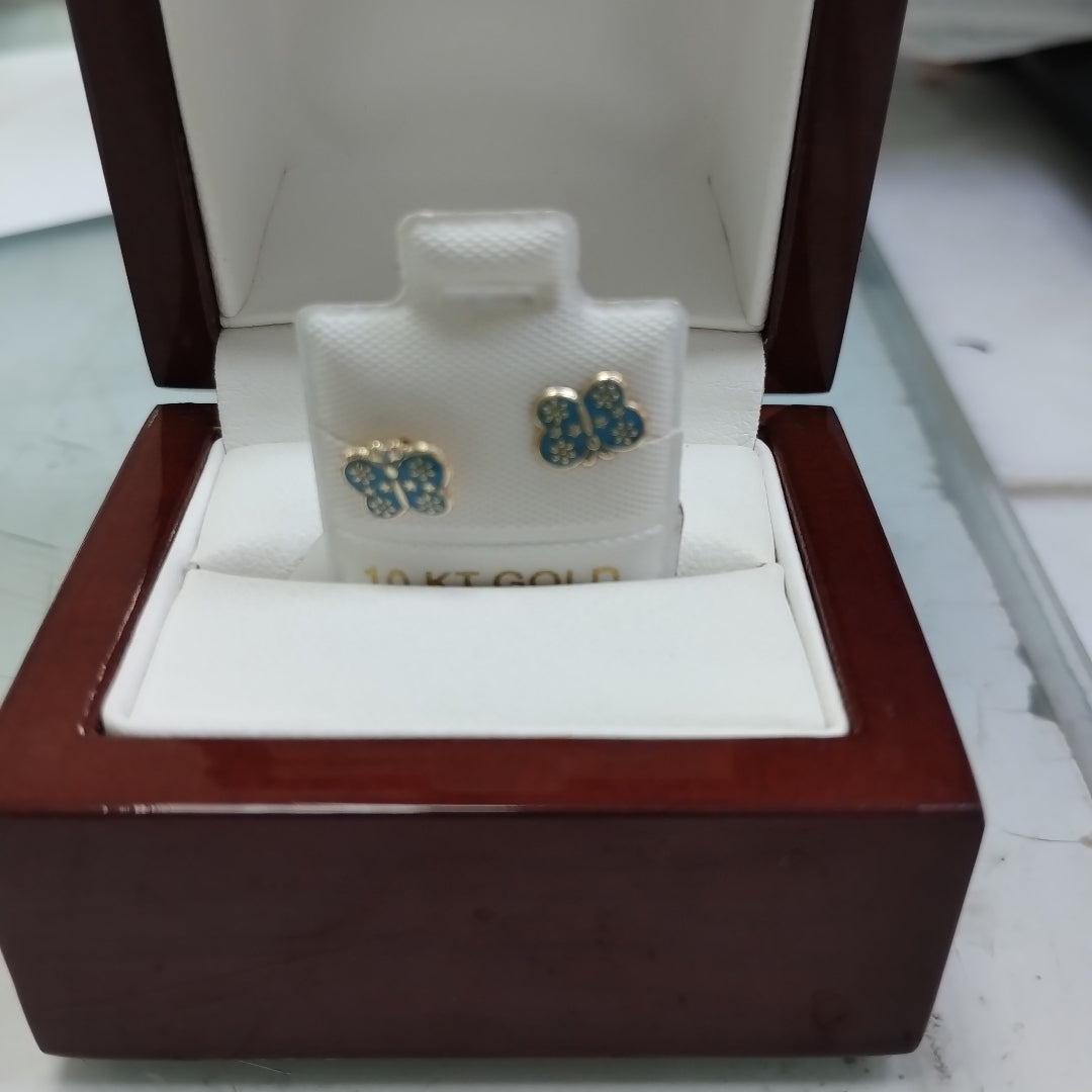 BROQUELES ORO 10K 1 (NUEVO)