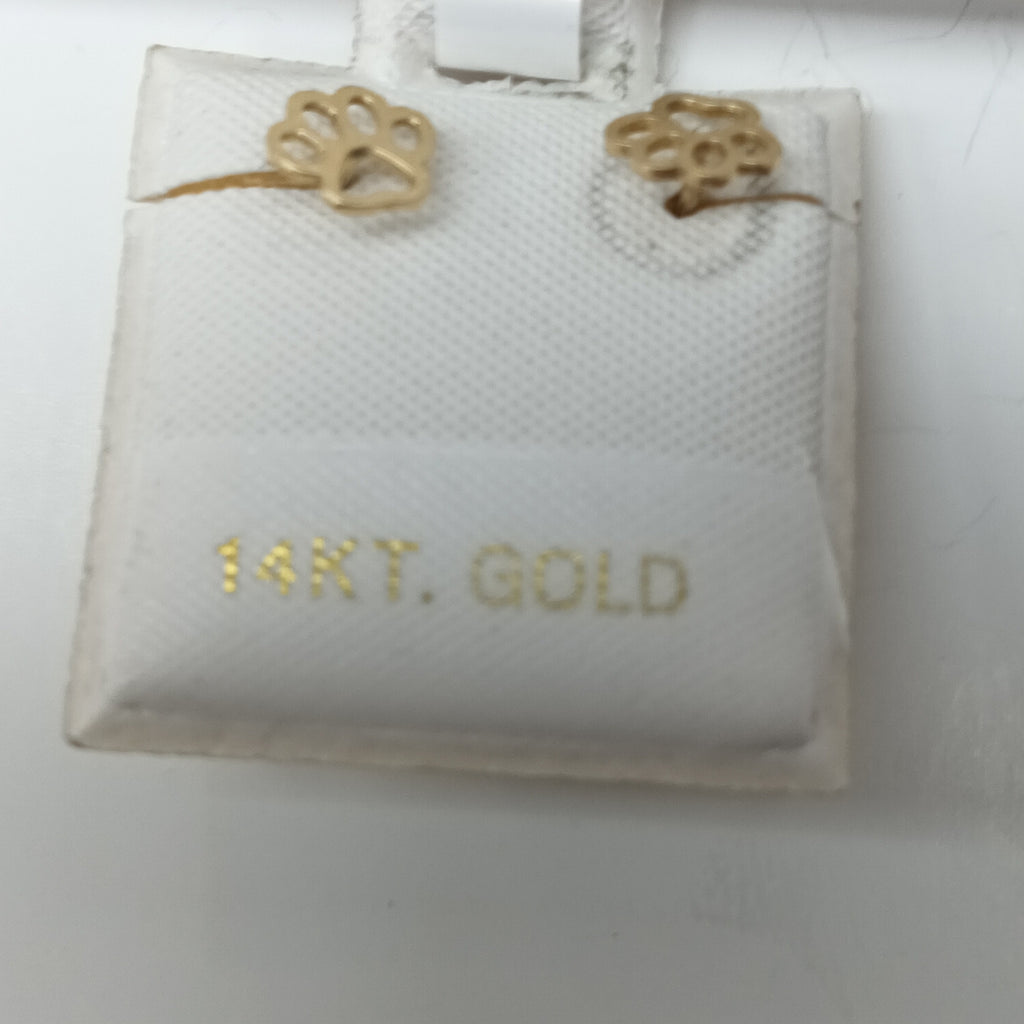 10166BRO97800B554 FRD15 BROQUELES ORO 14K 1PZAS (NUEVO)