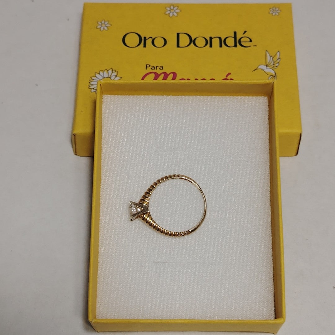 10239SOL17080B975 FRD24 SOLITARIOS ORO 14K 2.7GRS (NUEVO)