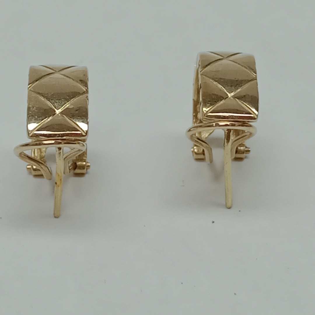 ARETES PAR ORO 14 K 5,30 GRMS (SEMINUEVO)