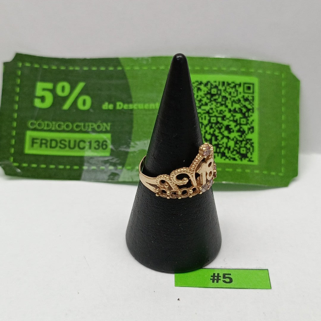ANILLITO. ORO. 14 K 1.6 GRMS (SEMINUEVO)