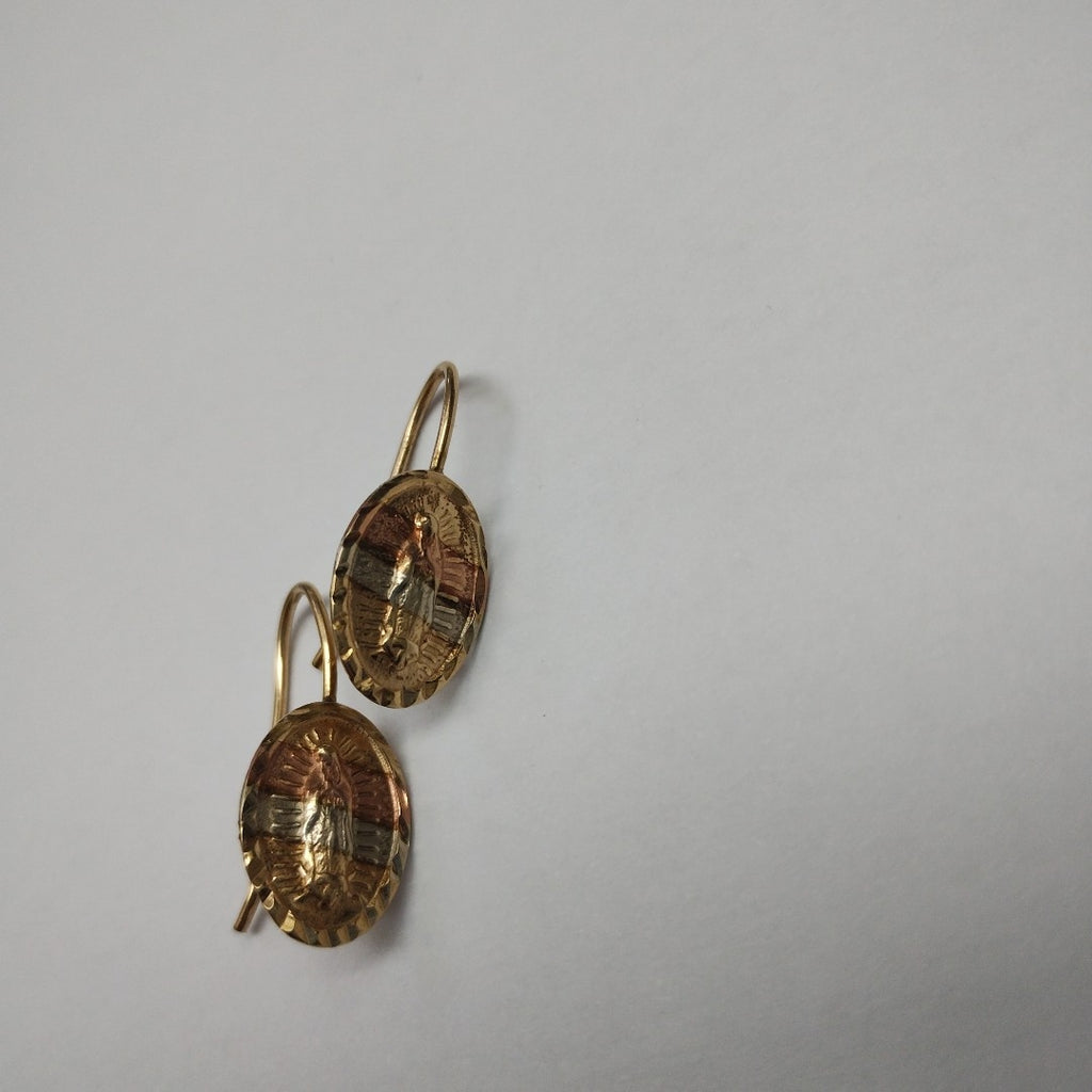 ARETES PAR. ORO COMBINADO. 10 K 1.3 GRMS (SEMINUEVO)