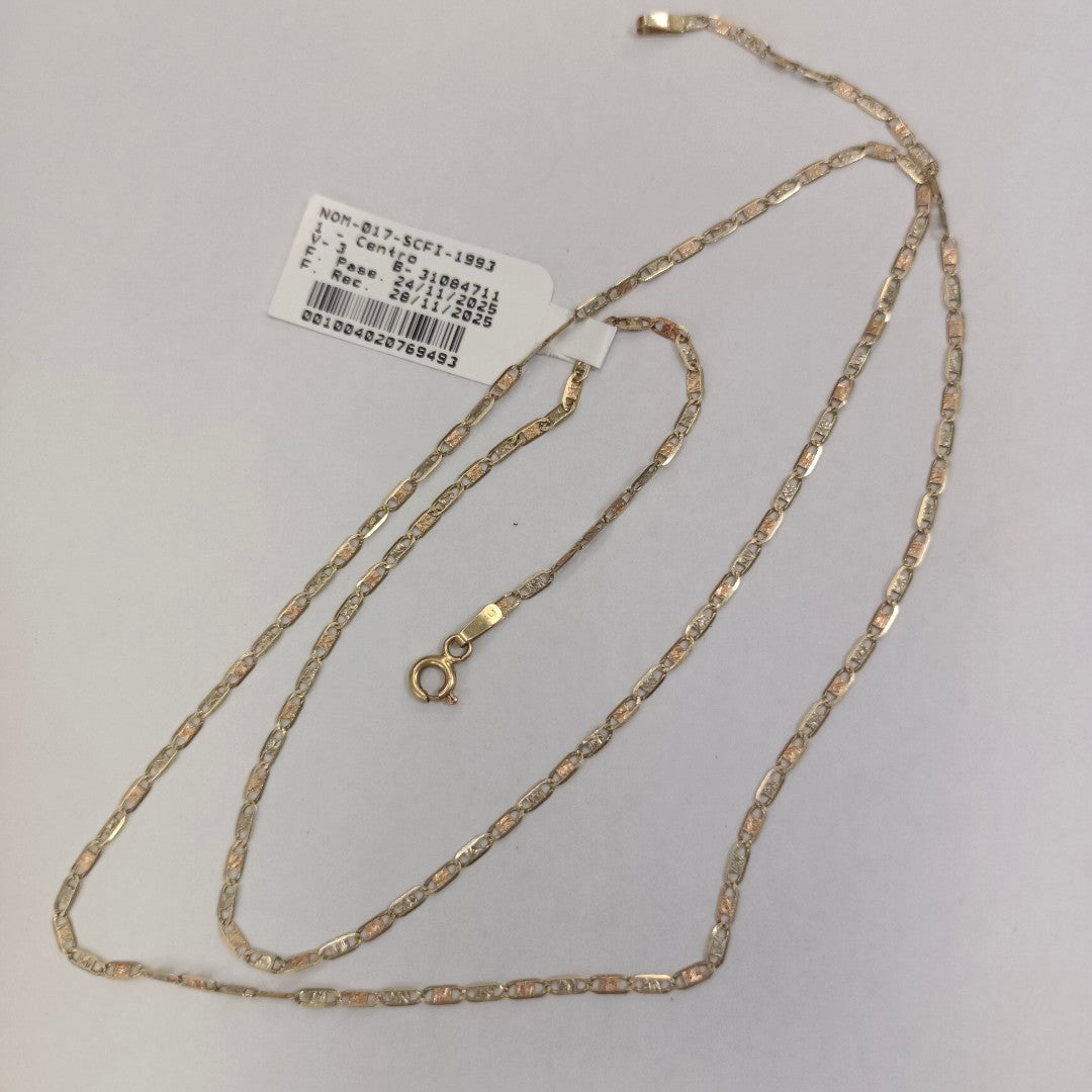 CADENA. ORO. 14 K 3.1 GRMS (SEMINUEVO)