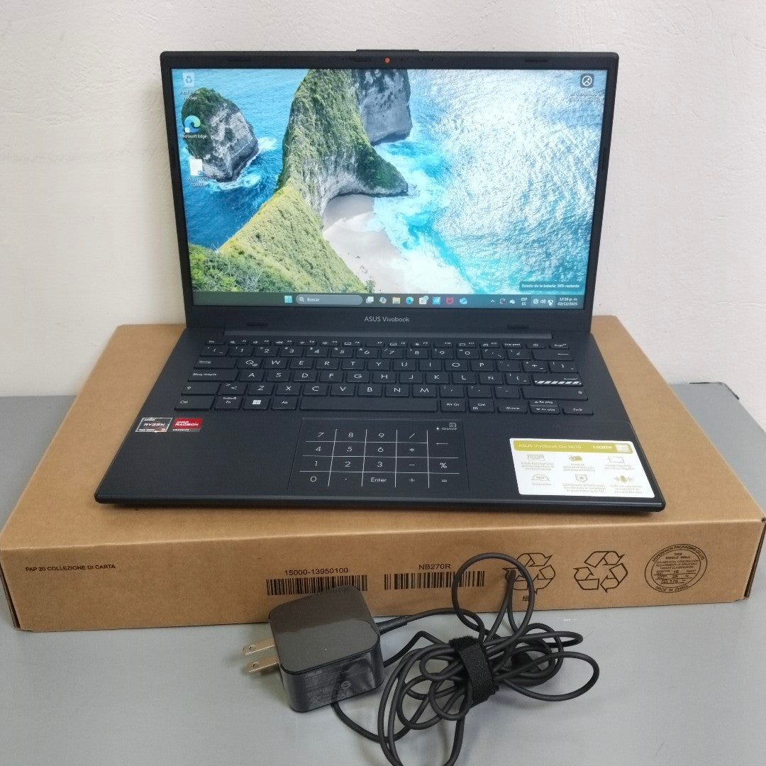 LAPTOP ASUS VIVOBOOK L1404FA-NK286W (2023) 512 GB SSD 8 GB RAM (SEMINUEVO)