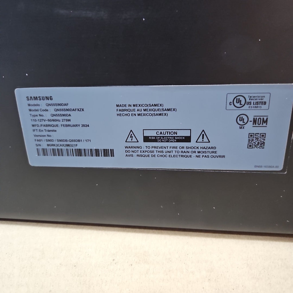 PANTALLA SAMSUNG QN55S90DAF(2024) 55" OLED 4K (SEMINUEVO)