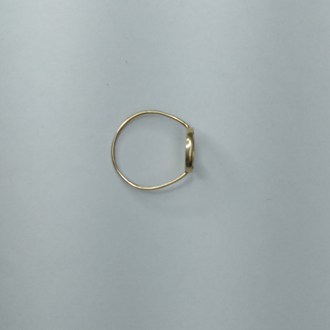 10283AND00070A3576 FRD19 ANILLO DOBLE CIRCULO ORO 10K 1GRS (NUEVO)
