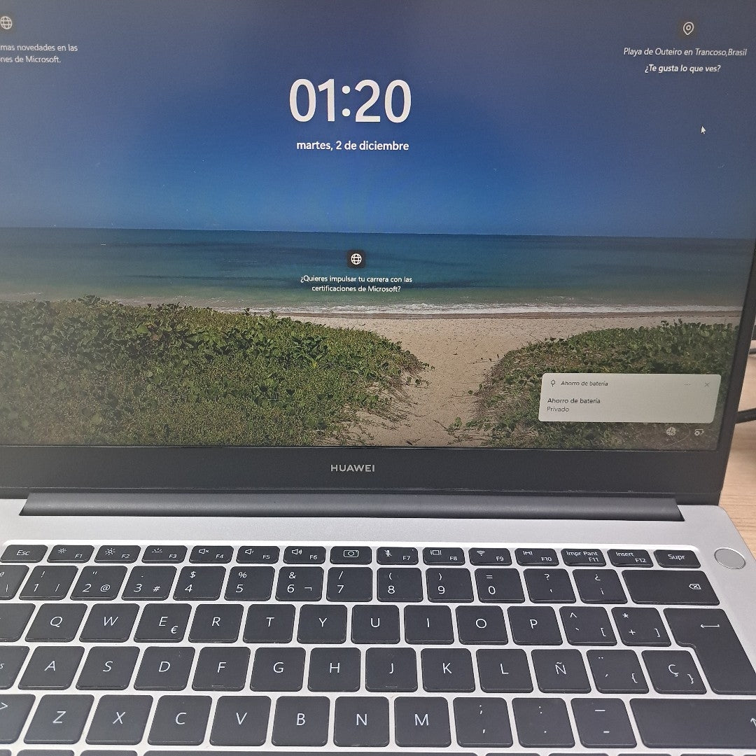 LAPTOP HUAWEI MATEBOOK D14 NBL-WAQ9R (2022) 512 GB SSD 8 GB RAM (SEMINUEVO)