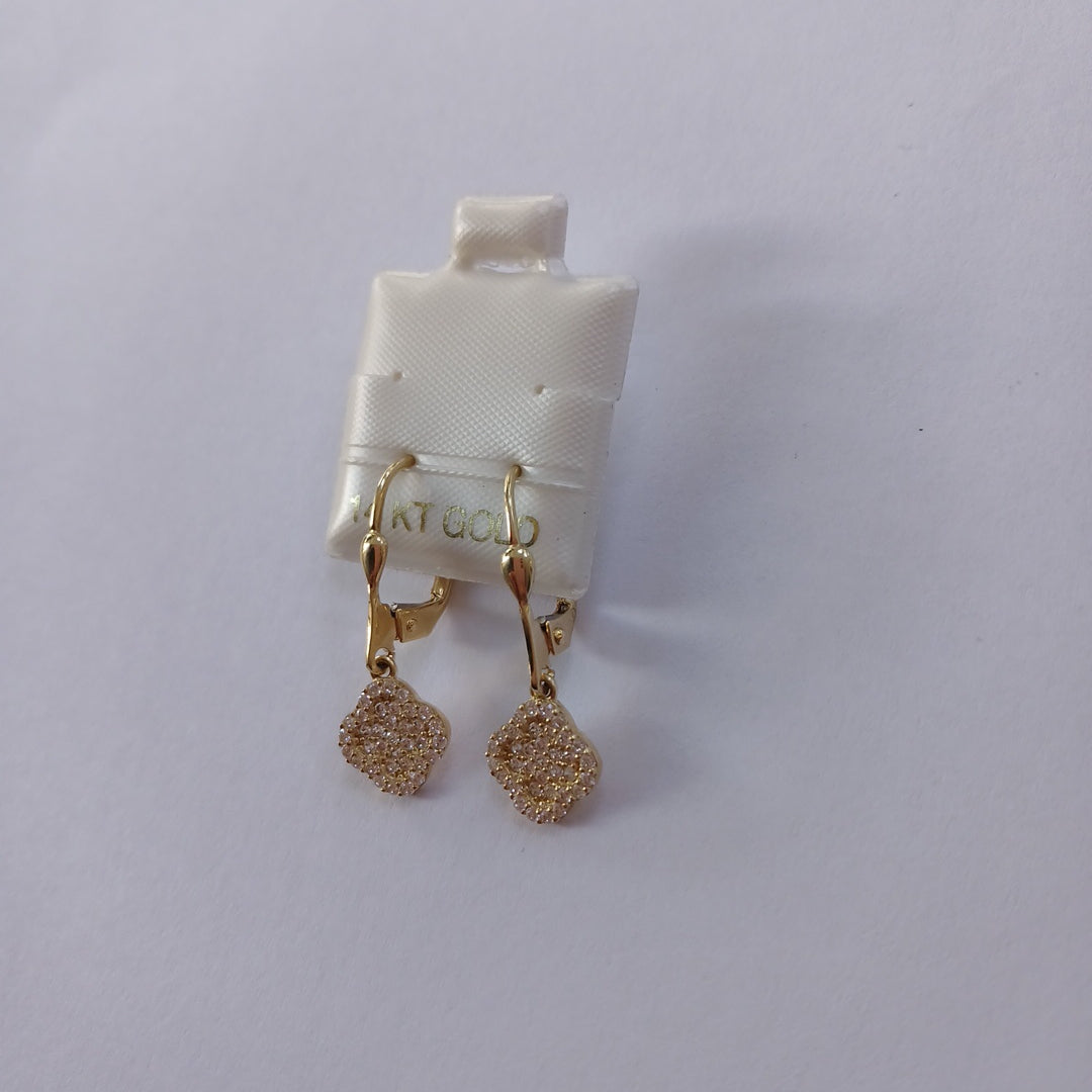 BROQUELES ORO 14K 2.3 (NUEVO)