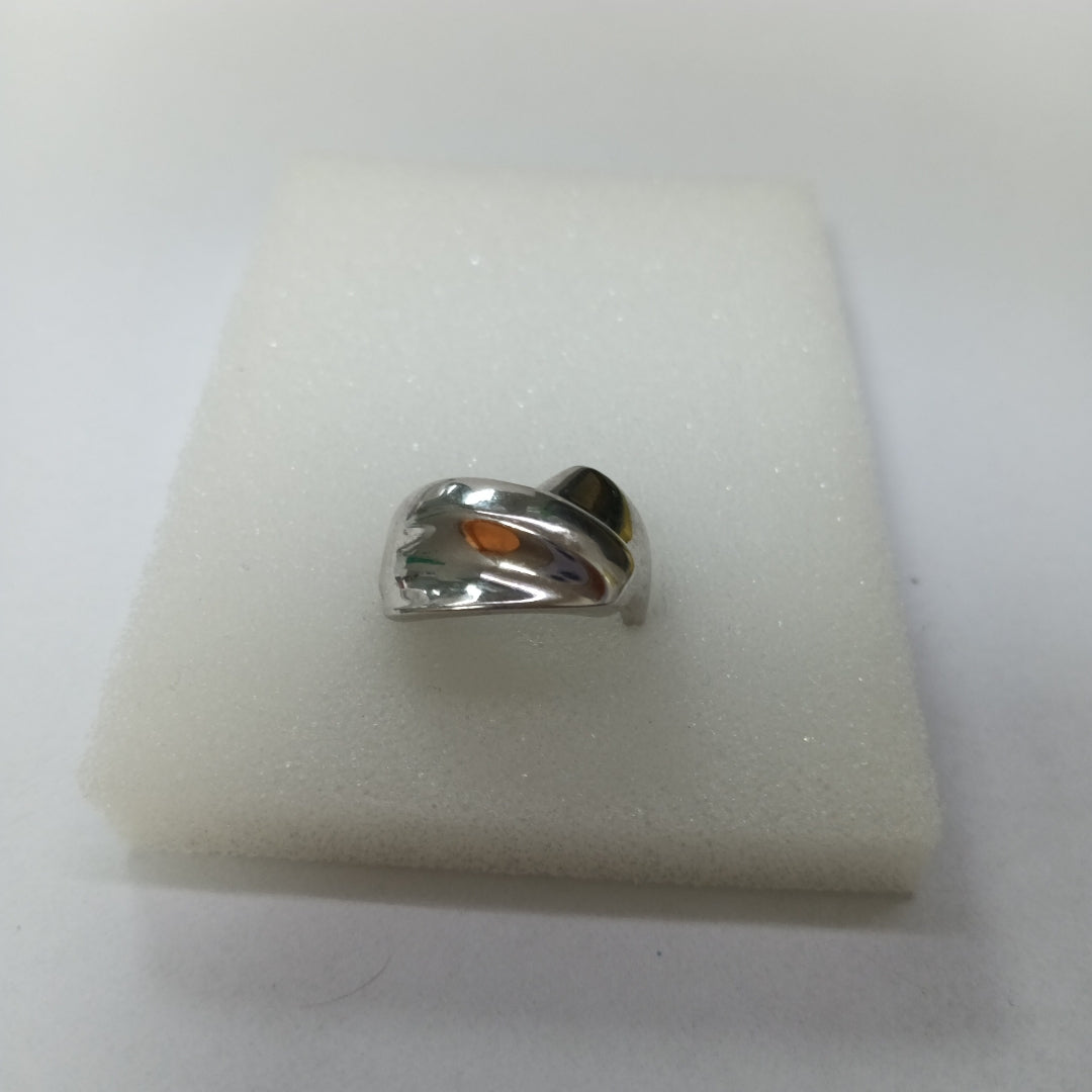 10212AND00055B1184 FRD5 ANILLO CRUZADO ANCHO O/B ORO 14K 5.3GRS (NUEVO)