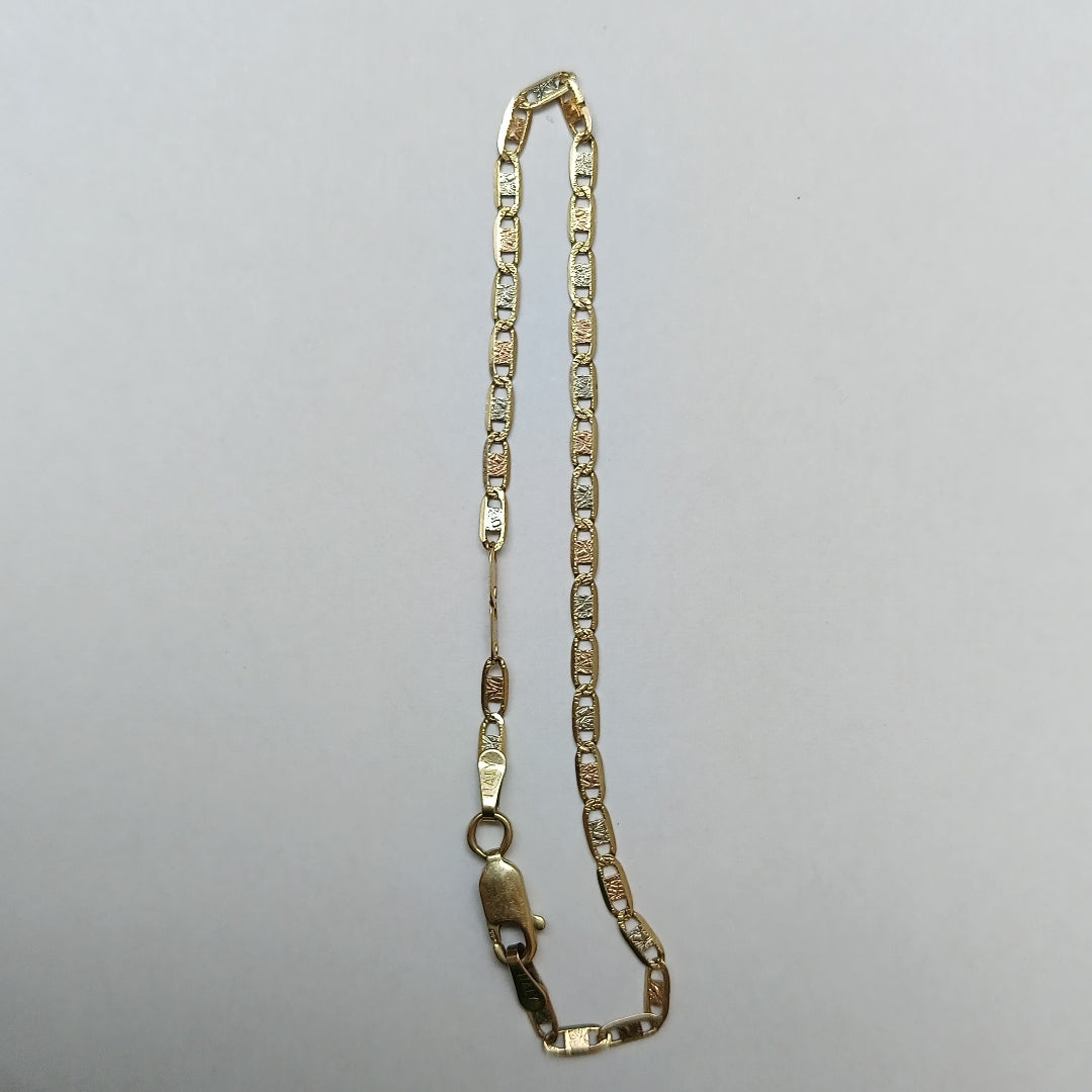 K1 2,00 GRMS 14 K ESPECIFICACIONES COMPLEMENTARIAS PULSERA TEJIDO GUCCI ORO COMB (SEMINUEVO)