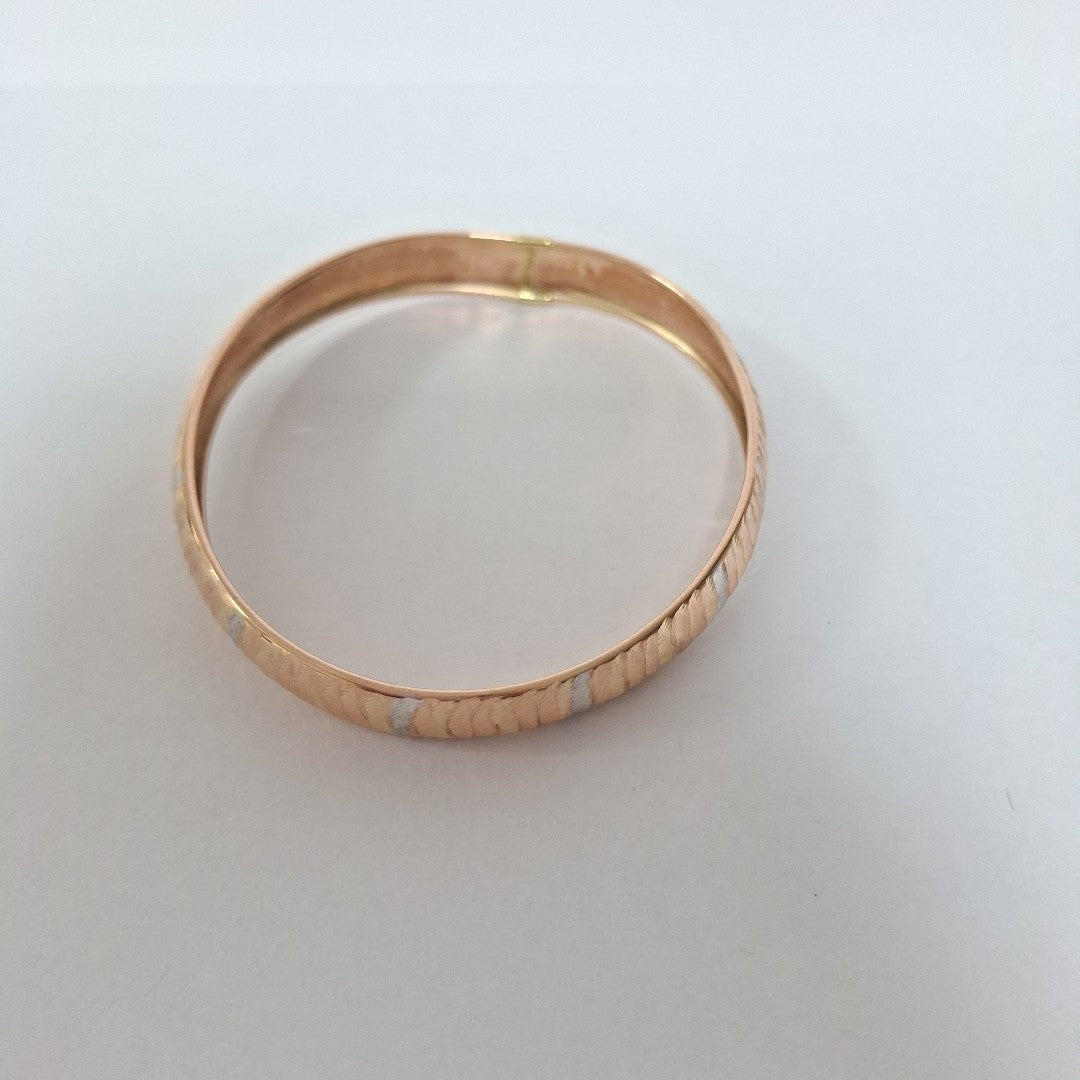 PULSERA. ORO COMBINADO. 10 K 3.9 GRMS (SEMINUEVO)