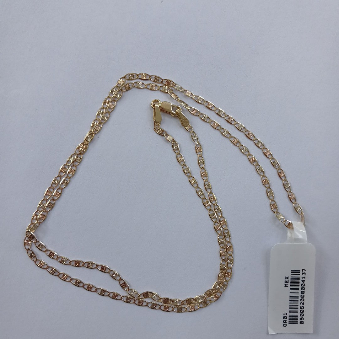 CADENA TEJIDO MARINERO 3.51GR 55 CM (NUEVO)