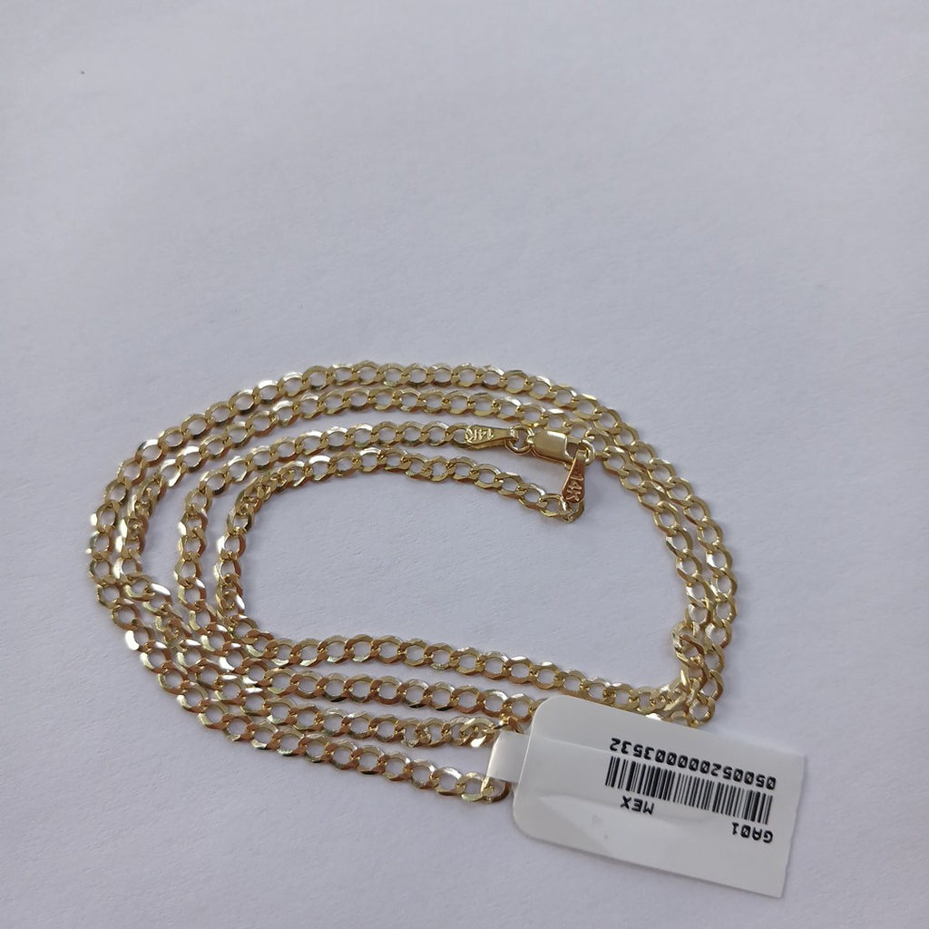 CADENA BARBADO 5.31GR 55 CM (NUEVO)