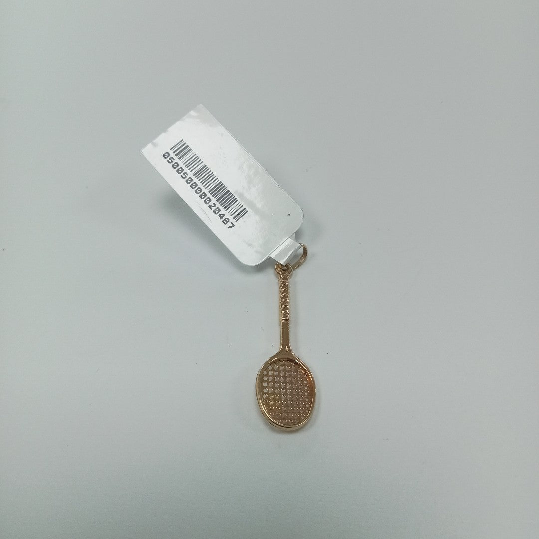 10221DIJ00000B1870 FRD23 DIJE DE RAQUETA ORO 14K 1.2GRS (NUEVO)