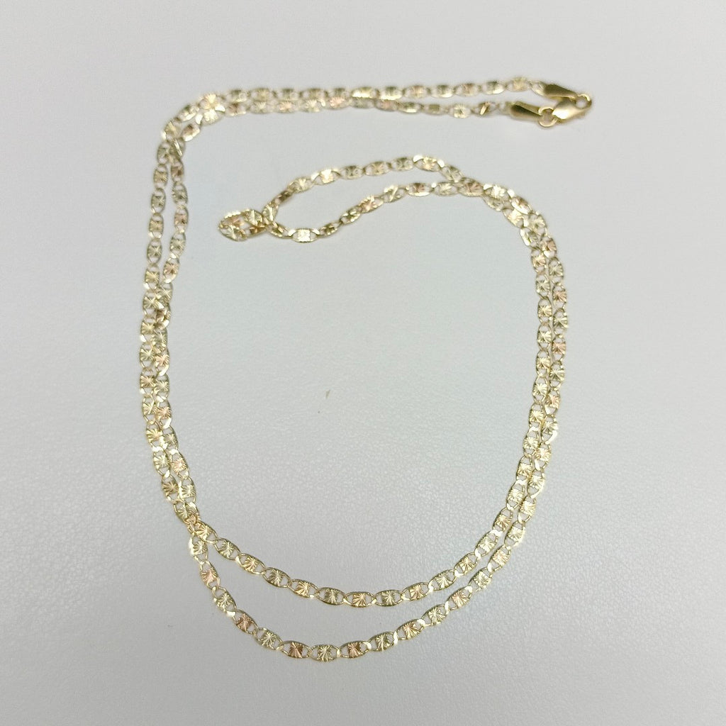 CADENA TEJIDO MARINERO 3.71GR 60 CM (NUEVO)