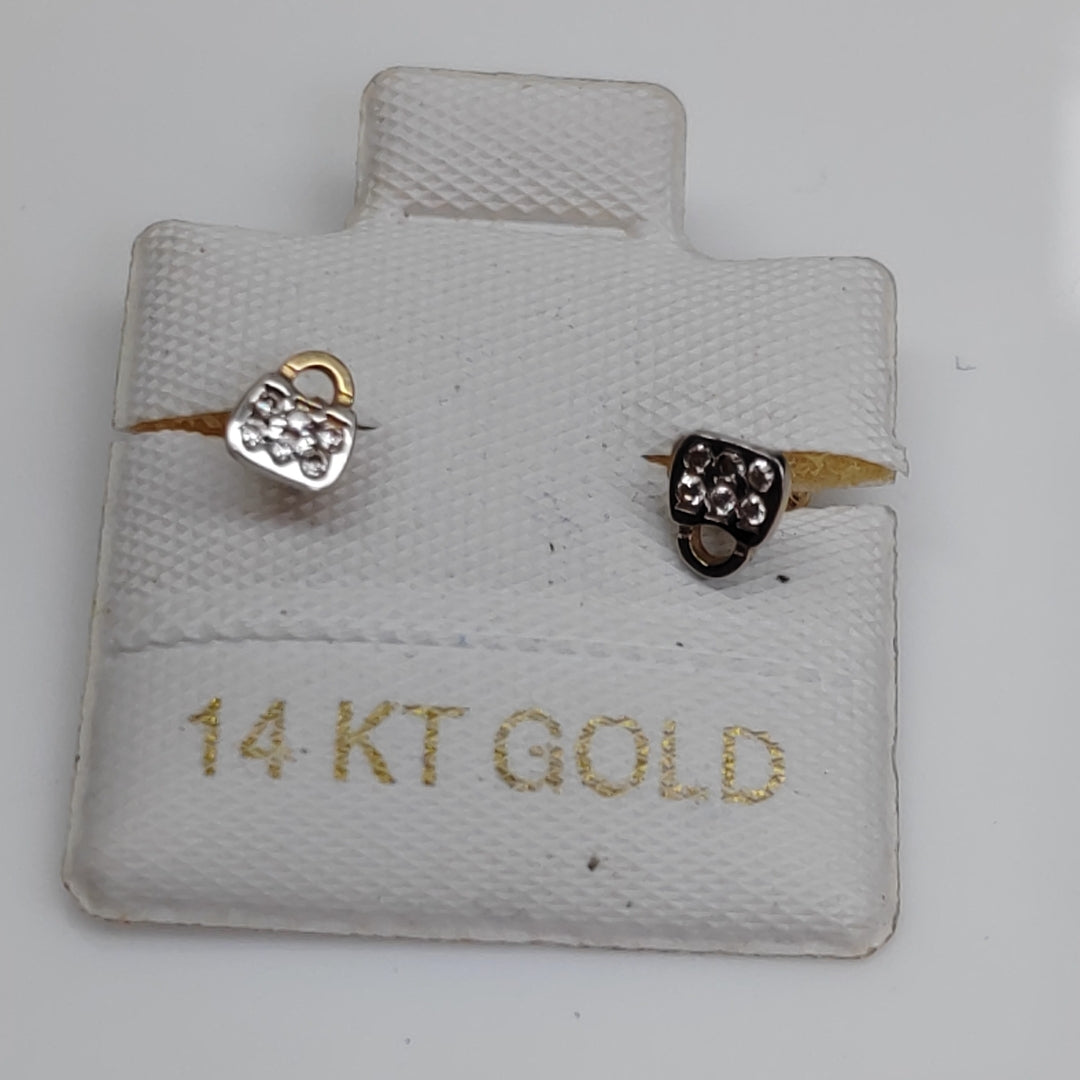 BROQUELES ORO 14K 1 (NUEVO)