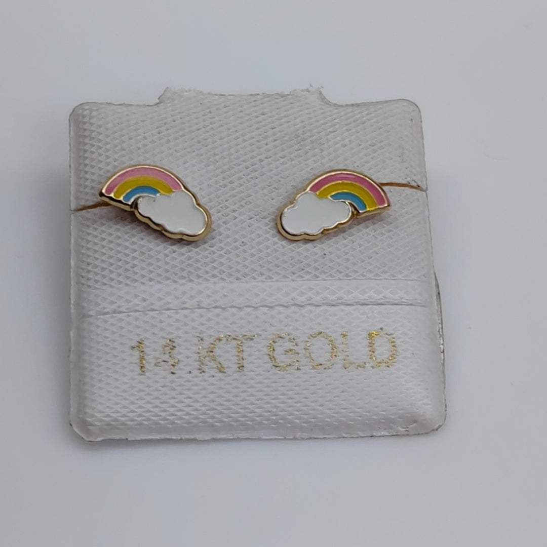 BROQUELES ORO 14K 1 (NUEVO)