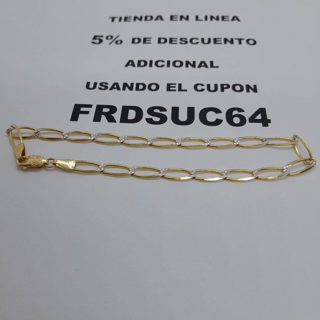 PULSERAS CABALLERO ORO 14K 4.1 (NUEVO)