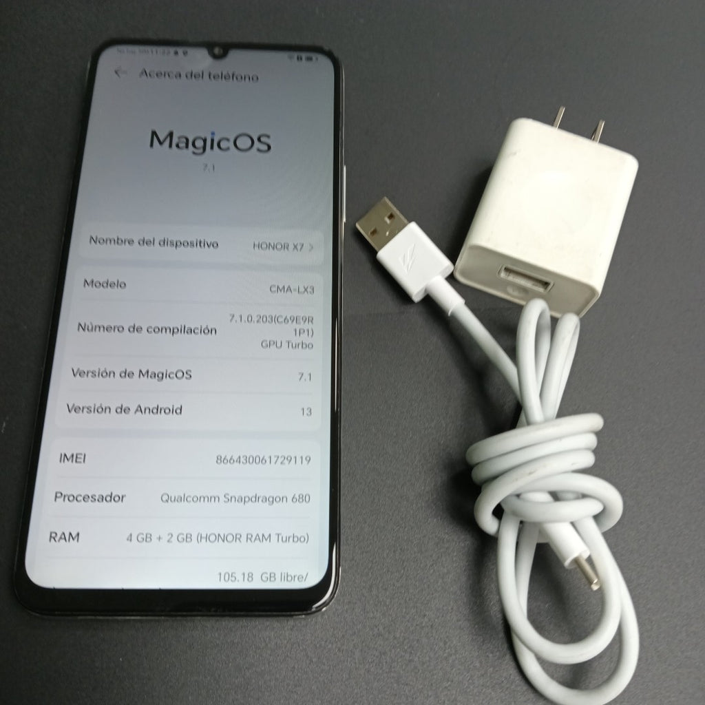CELULAR HONOR X7 CMA-LX3 128 GB 4 GB RAM (SEMINUEVO)